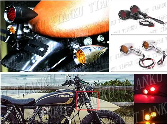 Металлический светодиодный указатель поворота для Yamaha Vstar 400 650 1100 1300 Virago Xv 250 535 750 1100 Road Star пользовательские вертолет крейсер
