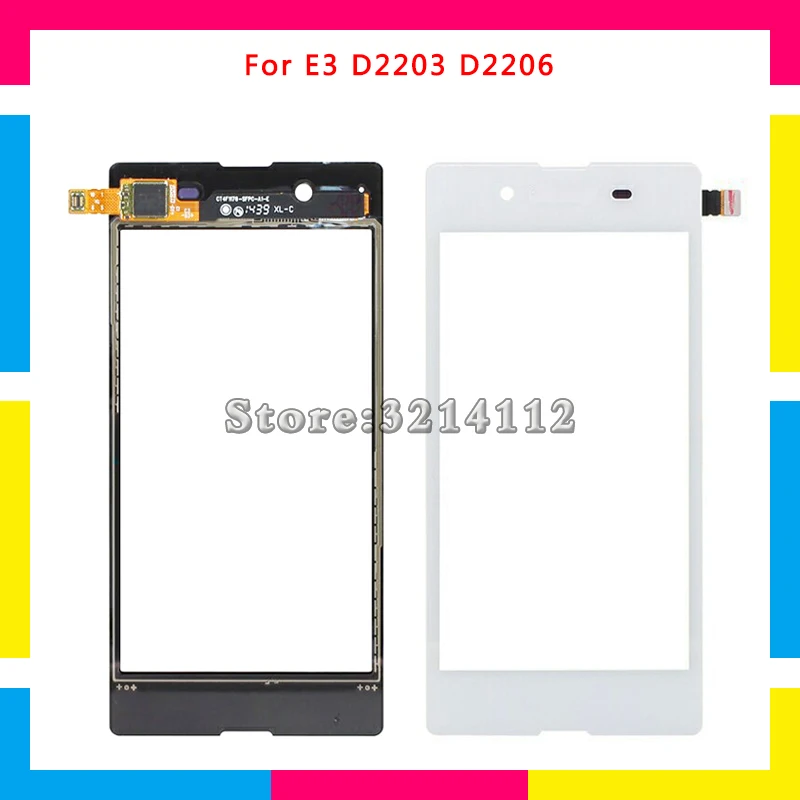 

Replacement Touch Screen Digitizer Sensor Outer Glass Lens Panel For Sony Xperia E3 D2203 D2206