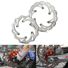 260/220mm disques de frein avant arrière Rotors pour KTM EXC EXCF SX SXF XC XCW 125 250 300 350 450 500 1994-2021 pour Husqvarna Husaberg
