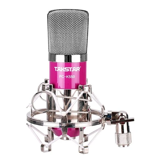 Hot Takstar pc k550 Red condenser microphone professional recording