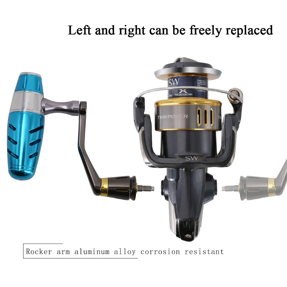 Liga de Alumínio Carretel de Pesca Lidar com Botão Apto para s Lidar com Parafuso f e h2 Sanlike Molinete Dobrável Rocker Match l 4000-6000 3 Sanlike liga de alumínio carretel de pesca