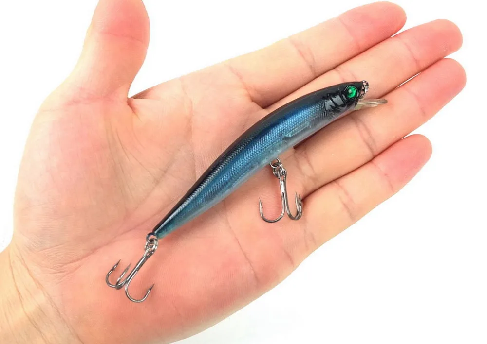 10 см гольян жесткая приманка рыболовные приманки воблер Isca Искусственный пластик кренкбейт 3D глаза приманка рыболовные снасти