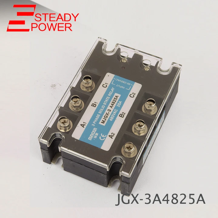 

Three Phase Solid State Relay AC Control AC 40A 25A Actually 90-280VAC TO 24-380VAC 40VA 40AA 25DA 25AA Relay Solid State