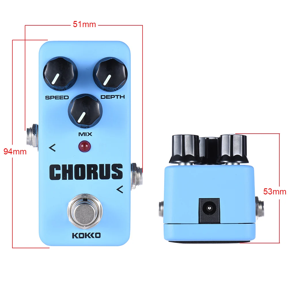 Мини педаль для хора KOKKO FCH2 портативная гитары|chorus pedal|guitar effect pedaleffect pedal |