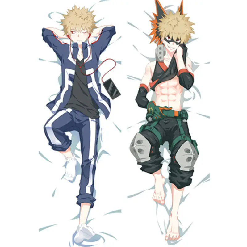 

2018 NEW Anime Case Closed pillow Covers two-sides Printed Pillows Cases Hero Academia cool boy Hugging Body Bedding Pillowcase