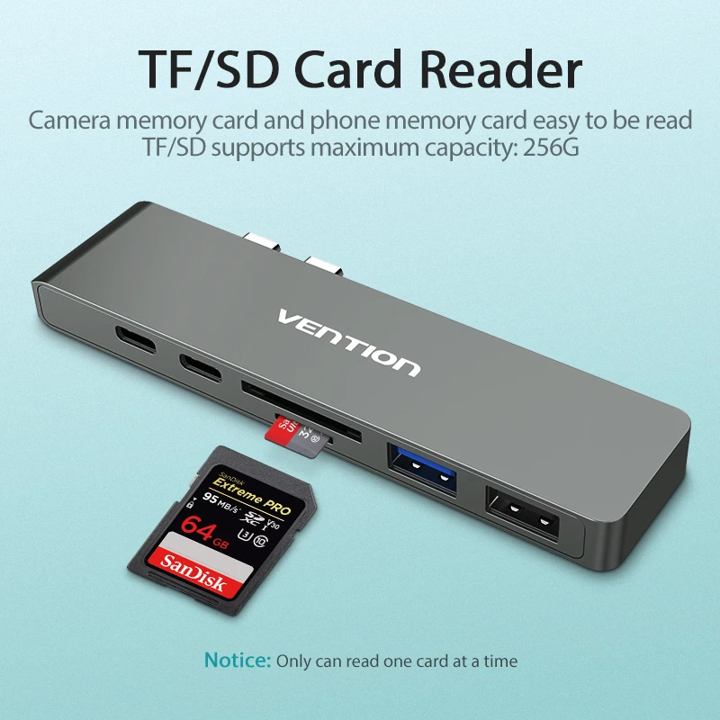 Vention USB C адаптер Thunderbolt 3 док станция Type к HDMI конвертер для нового Macbook Pro 2017 2018 usb c