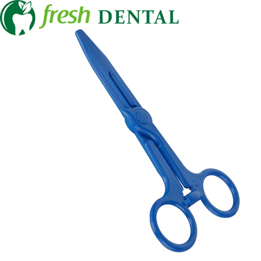 500PCS Dental Locking Forceps Curved Mosquito Hemostat Tool disposable