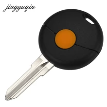 jingyuqin 1 Button Remote Car Key Shell For Mercedes For Benz Smart Fortwo Cabrio City Cross Fob Case Cover