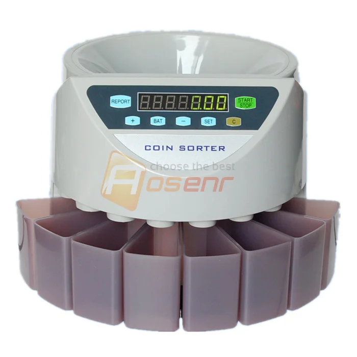 High Quality Electronic Digital Coin Sorter Money Counter Machine