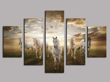 

Diamond Embroidery sale,horse Running DIY 5D Diamond Painting Cross Stitch kits Needlework Full Rhinestones Home Decoration 5pcs