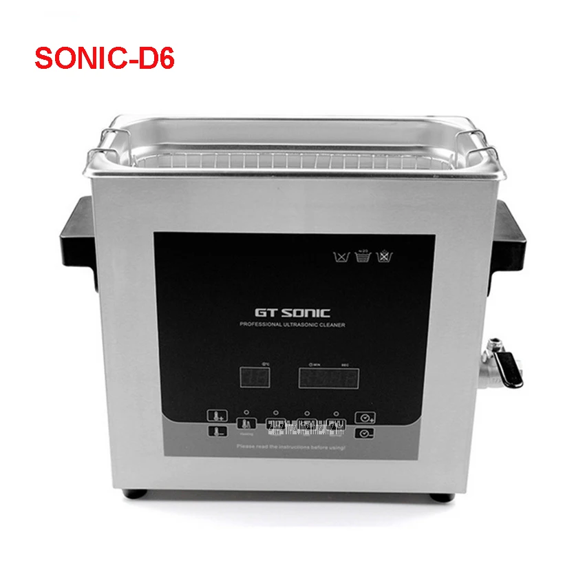 Умная ультразвуковая Очистительная Машина GT SONIC-D6 6L с ЧПУ двойным питанием и