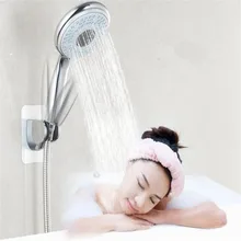 Регулируемая самоклеящаяся ручная присоска хромированная полированная насадка для душа настенный держатель для ванной комнаты