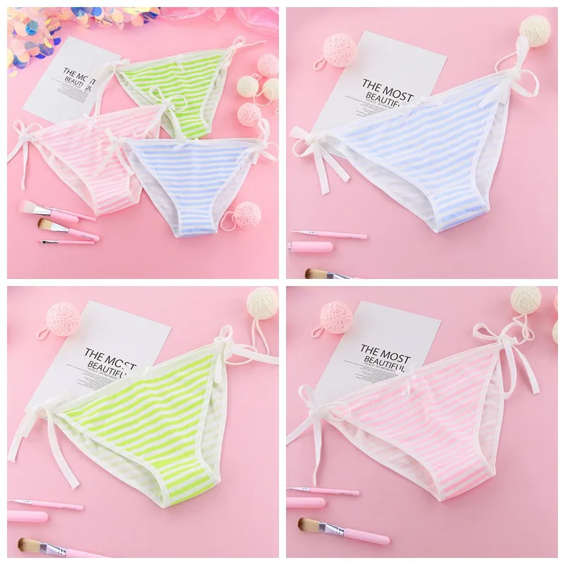 Sale 7 Colors Sexy Women Hot Lace Thong Spicy Underwear Lingerie Glamour G-string Panties Gift