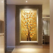 На заказ любой размер 3d фото обои нетканые фрески Винтаж Ручная роспись абстрактное дерево дом Прихожая обои стены