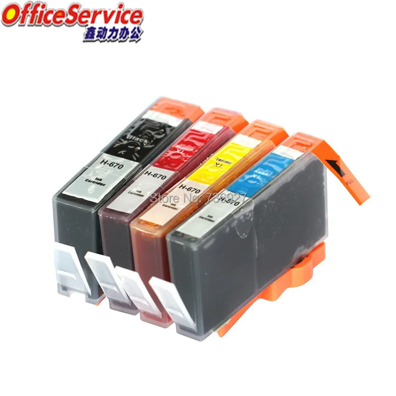 Картридж для струйного принтера HP 670 670xl 3525 4615 4620 4625 5525 6526 | Компьютеры и офис