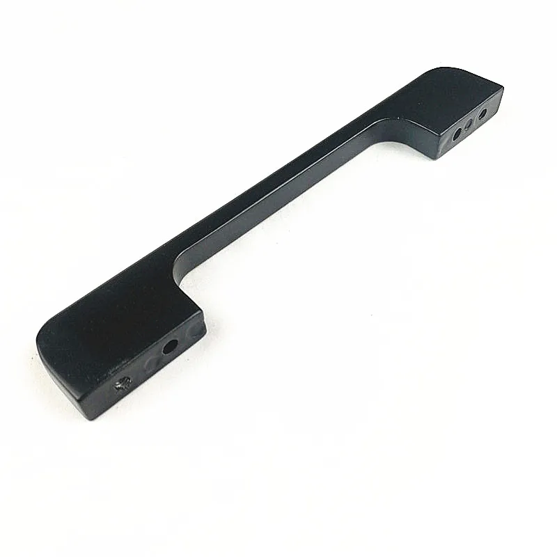 Расстояние между отверстиями 128 мм цинковый сплав черные ручки для шкафа американский стиль кухонные дверные ручки для выдвижных ящиков Мебельная ручка