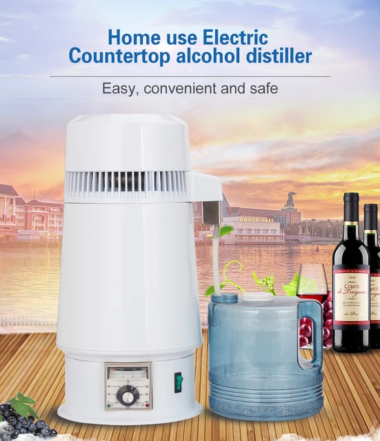 Cheap 750W 4L Home Alcohol Distiller Pure Water Filter Machine 220V Distillation Purifier Dental Equipment Boiler Brewing Glass Jar Cheap 750W 4L Home Alcohol Distiller Pure Water Filter Machine 220V Distillation Purifier Dental Equipment Boiler Brewing Glass Jar