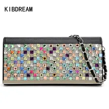 KIBDREAM 2016 Berühmte Marke Designer Diamant Handtasche Frauen Mode-Tag Clutches Frau Partei Einzelner Schulterbeutel Bolsa Mujer