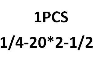 1/4-20*3/8,1/2,5/8. 3 Зубья 304 из нержавеющей стали британские шестигранные болты, GB5783 UNC американские шестигранные винты - Цвет: Зеленый