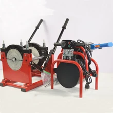 220 В Электрический Рабочий трубопровод горячего расплава двигателя инструмент 63-200 мм 2,5-8 дюймов сварочный рабочий аппарат для стыковой сварки для PPR PB PE и т. Д