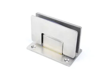 

202 Stainless Steel 90 Degrees Hardware Folder Bathroom Glass Clamp Hinge Bidirectional Open Glass Door Latch