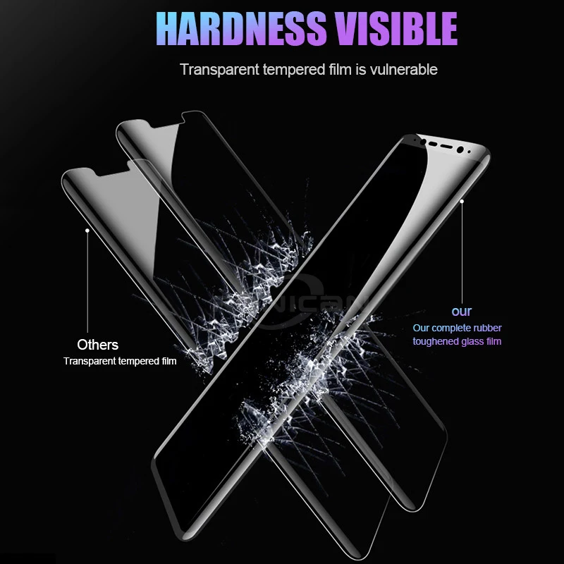 6D полное покрытие противоударное стекло для Samsung Galaxy S9 S8 Plus защита экрана