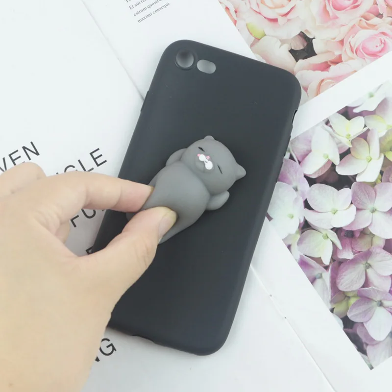 3D мягкий чехол для iphone 11 Pro X XR XS Max 4 4S SE 2020 5S 6 6S Plus 7 8 Plus|case for iphone|cat casecase plus |