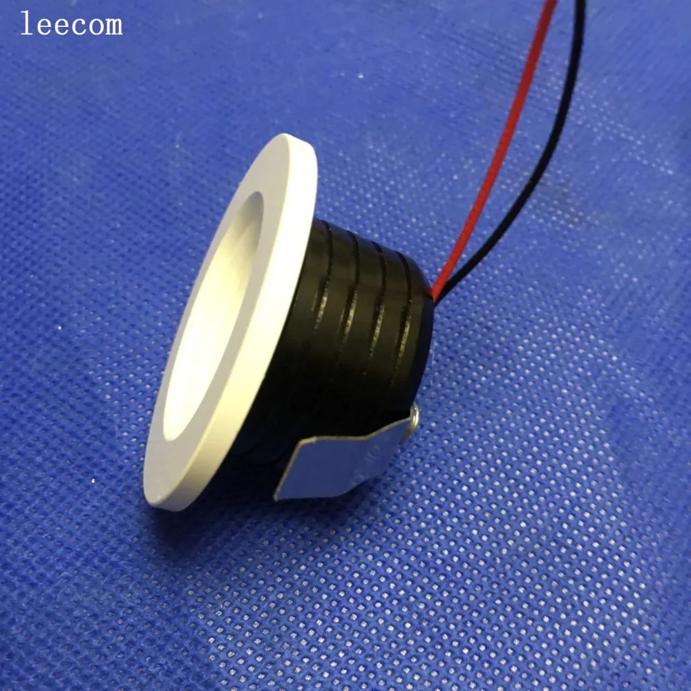 Dc12v apresurado Real Luces Led 5 unids/lote Mini Led Downlight techo redondo blanco techo Luces lámpara de aluminio empotrada del Panel caliente