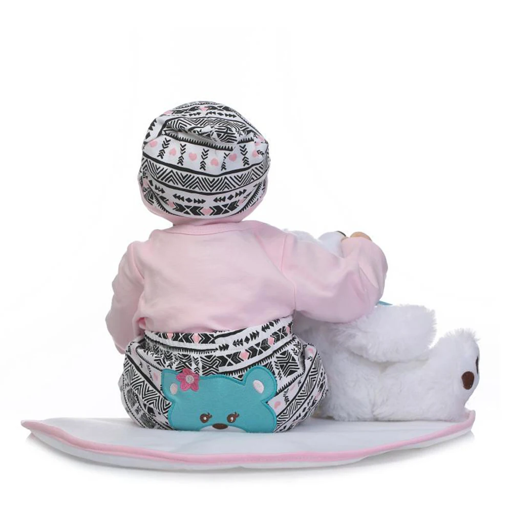 NPKDOLL 22 дюйма Кукла Reborn Baby игрушки 55 см полностью силиконовый винил реалистичный
