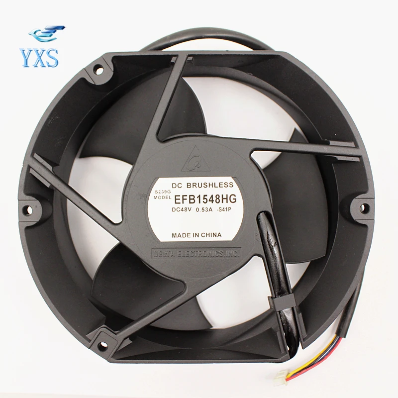 EFB1548HG DC 48V 0.53A 3350RPM 17251 172*150*51MM Communication Equipment Axial Flow Cooling Fan