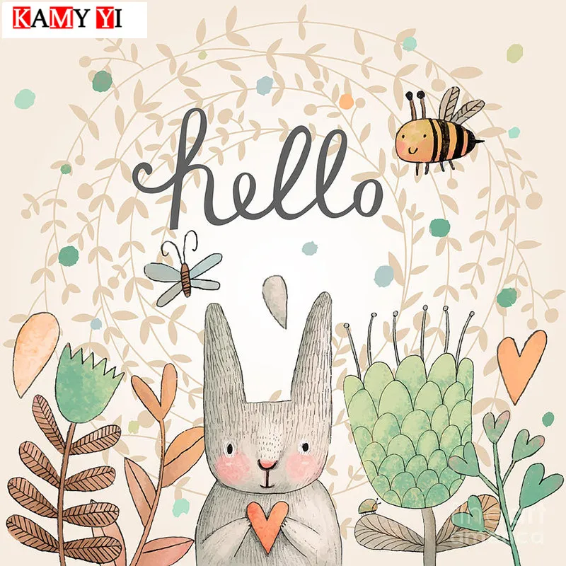 

KAMY YI 5D DIY Full Square/Round Drill Diamond Painting"Spring"Mosaic Diamond Embroidery Home Stitch Gift HYY