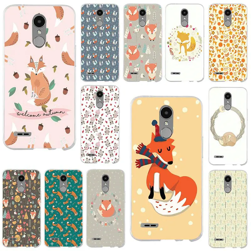 For LG K4 K7 K8 K10 2017 G2 G3 Mini G4 Spirit G5 G6 V10 V20 V30 Nexus 5X Bag Soft TPU Mobile Phone Cases Cute Cartoon Aniaml Fox |