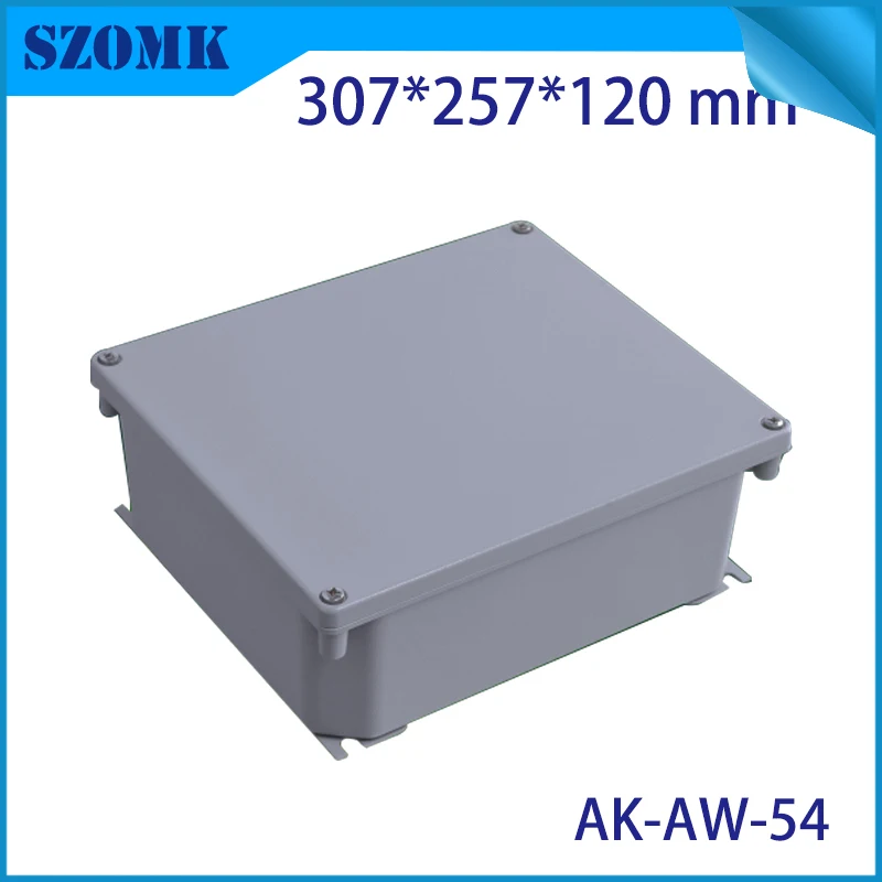 

Die Cast Extruded Aluminum Enclosures PCB Instrument Electronic Project Box Aluminum Waterproof Distribution Case 307X257X120MM
