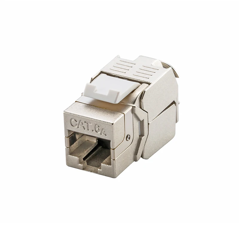 (12 шт./упак.) 10 Гб сетевой Cat6A (CAT.6A класс Ea) RJ45 экранированный разъем Keystone Jack также