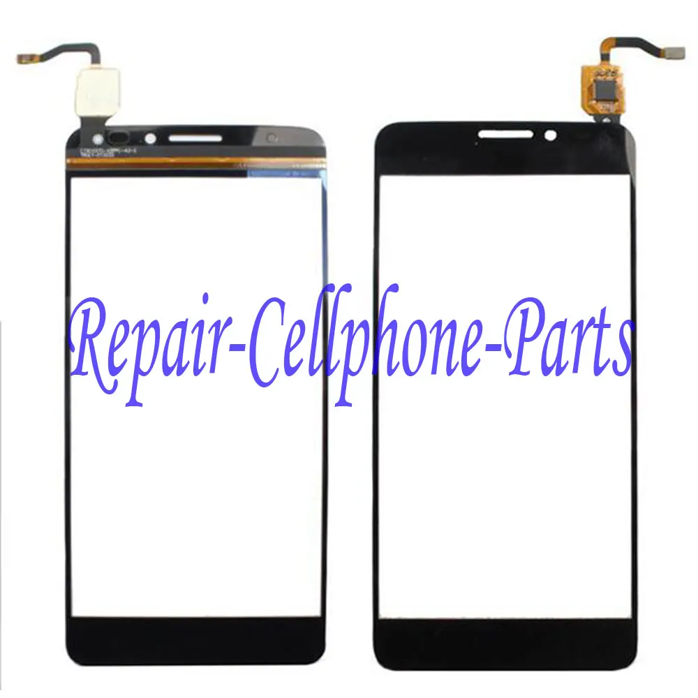Черный 100% новый сенсорный экран дигитайзер стекло для Alcatel One touch Idol X + 6043 6043D OT6043