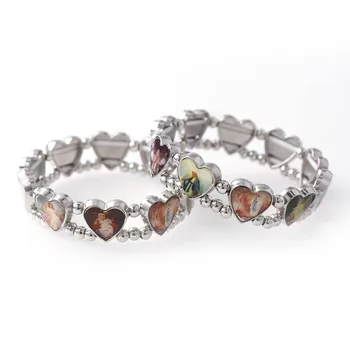 Catholic Saints Heart Bracelet 1