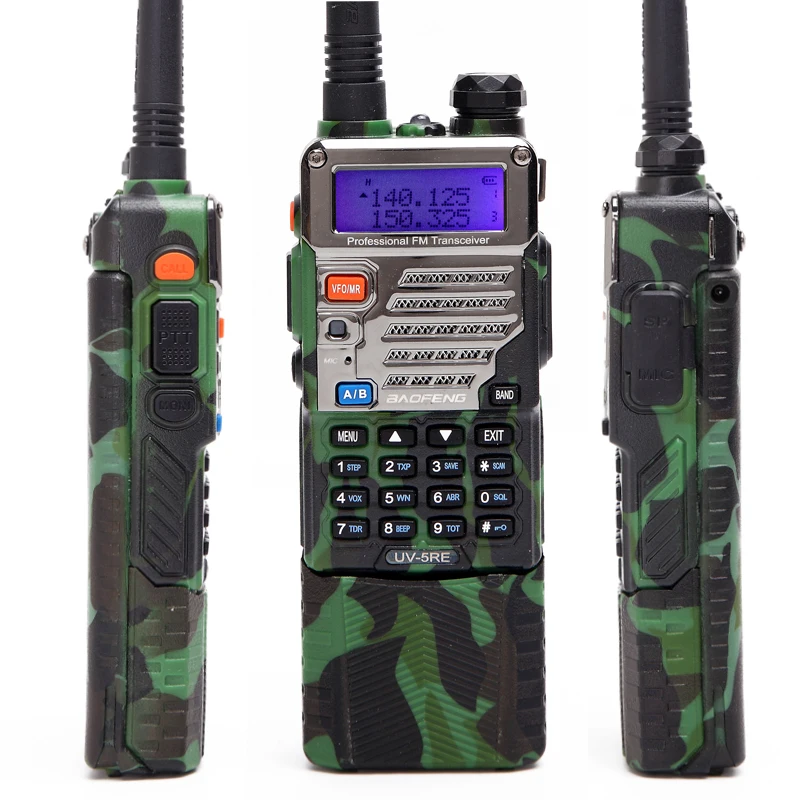 Baofeng Uv-5re Walkie Talkie 8w Powerful 3800mah Dual Band 10 Km Long Range  Cb Two Way Radio Upgrade Of Uv 5re+tactical Antenna Walkie Talkie  AliExpress