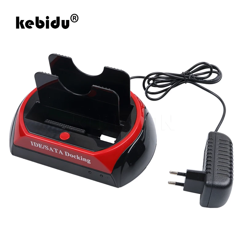 

kebidu Professional HDD Docking Station HDD Docking Dual 3.5"/2.5" IDE/SATA HDD Dock Docking station - SD HUB