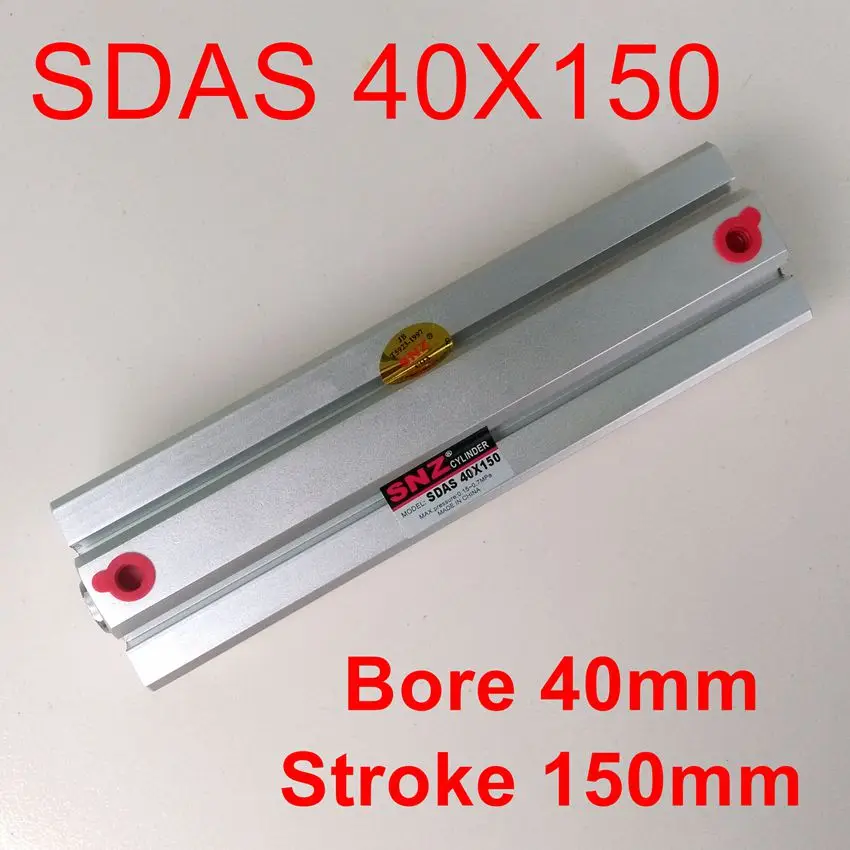 

Bore 40mm Stroke150mm Pneumatic Compact Cylinder With Magnetic SDAS40X150