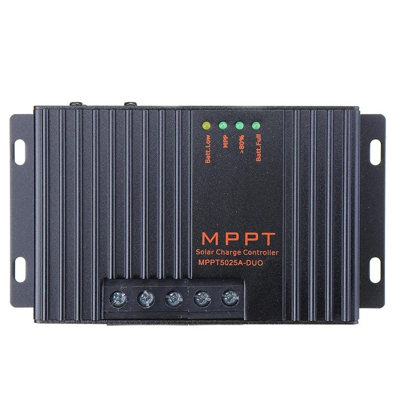 MPPT5025A DUO MPPT 25A 12V контроллер солнечного заряда с ЖК солнечным регулятором для
