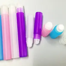 100 шт./партия, 3 мл, 5 мл, 8 мл, 10 мл, бутылочки с эфирным маслом, с пластиковыми шариками, ароматерапия, парфюмерия, Бальзамы для губ, бутылка с роликом
