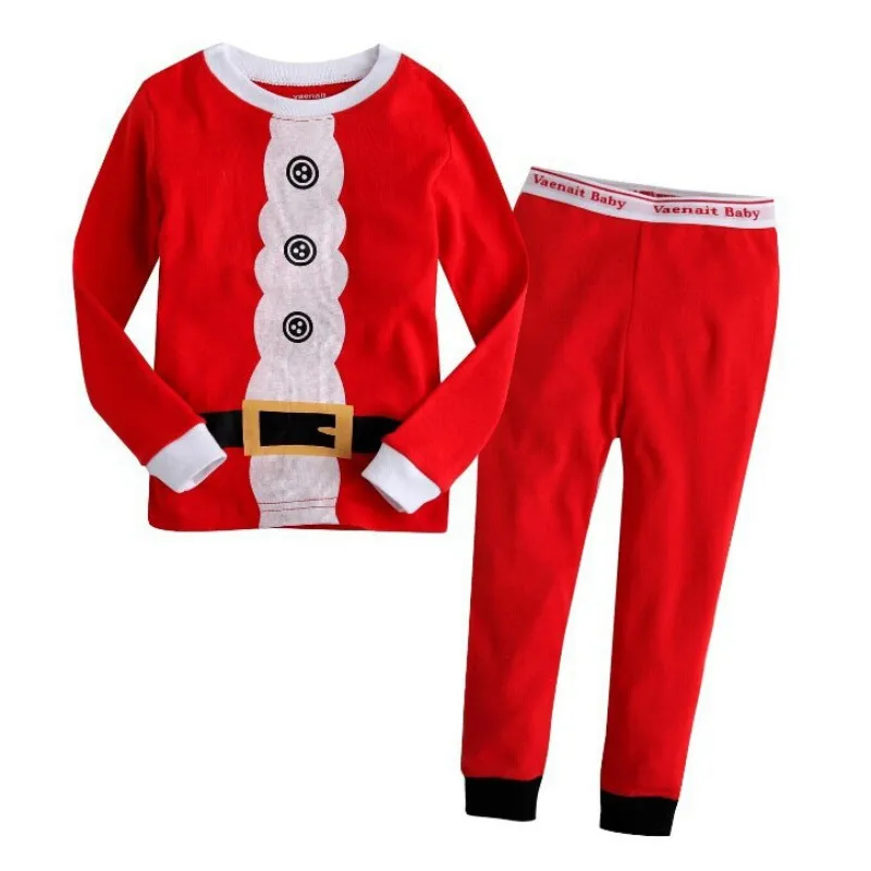 2 8Y Christmas Kid Baby Boy Girls Shirts Pants Nightwear Pajamas Set Sleepwear