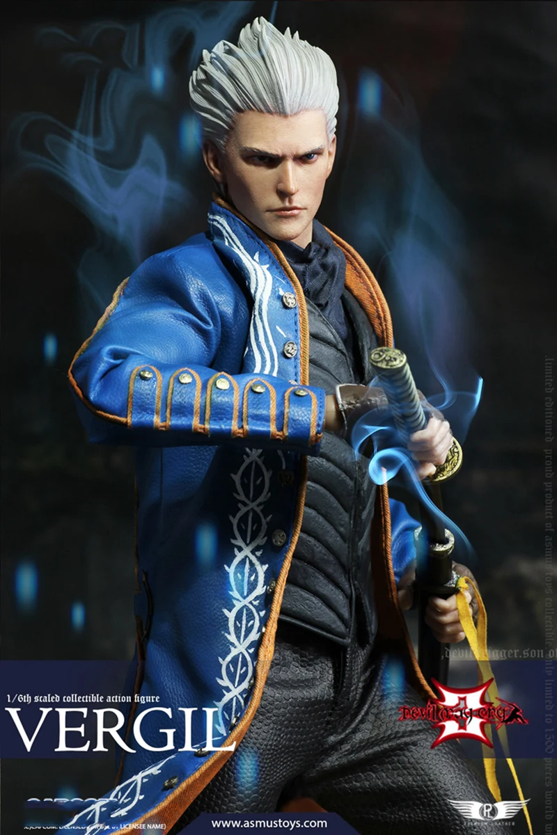 

1/6 Scale DMC002 Asma Demon Hunter 3 Devil May Cry Series Virgil whole set Action Figure