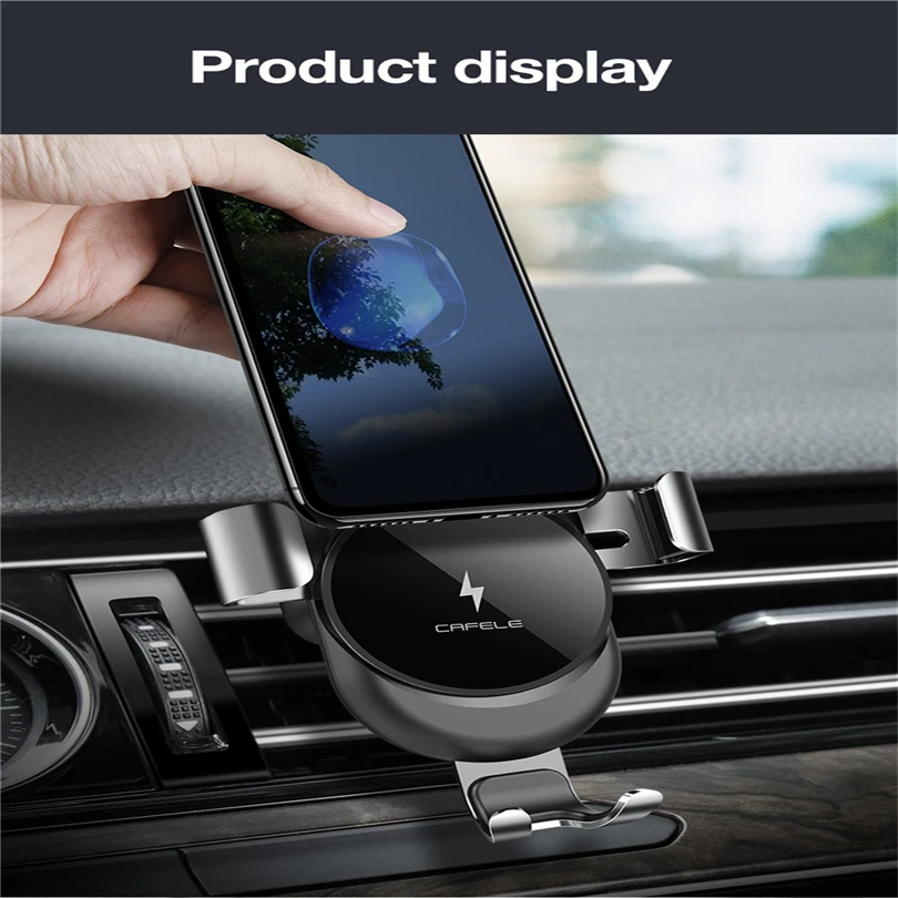 ZGPAX 10W Qi Car Wireless Charger For iPhone Xs Max XR X Samsung Automatic Sensor Fast Wireless Charger Car Phone Holder A30