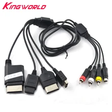 Многофункциональный Leadwire S-Video AV кабель для ТВ кабель для NGC N64 для PS1 PS2 PS3 для xbox
