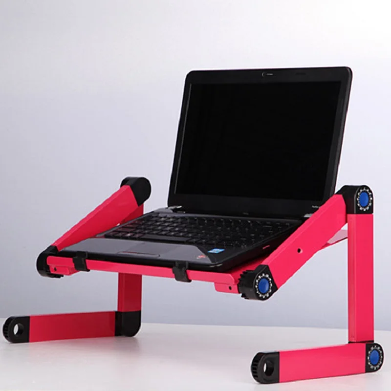 Aluminum Alloy Folding Laptop Bed Table Adjustable Laptop Cooling Stand Table Holder with Mouse Pad PC Desk Notebook Table Aluminum Alloy Folding Laptop Bed Table Adjustable Laptop Cooling Stand Table Holder with Mouse Pad PC Desk Notebook Table