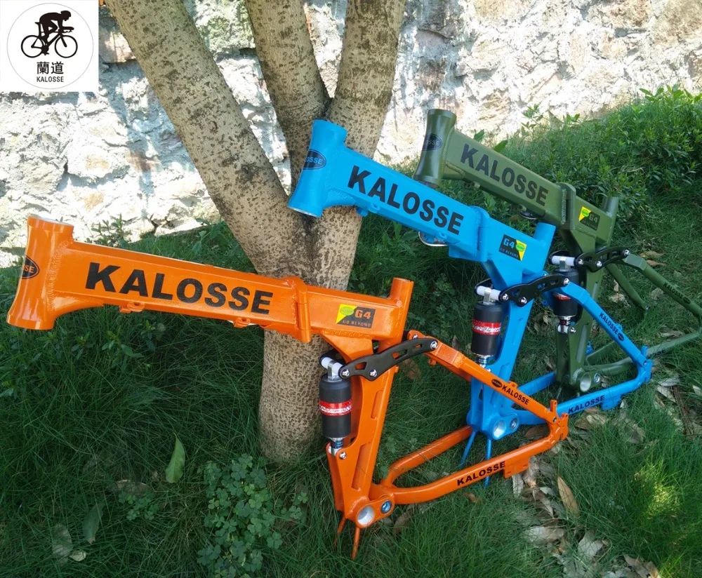Discount Kaloss  Hot selling  Folding  Fat bike frame  snow bike frame  26*17 inch ,  26*4.0 inch   Beach bike   frame 2
