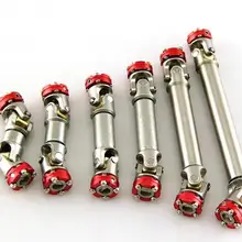 1 шт. высокое качество апертура 5 мм RC Нержавеющая Сталь Универсальный фланец приводной вал Подходит 1/14 Tamiya SCX10 D90 4WD осевые клеры