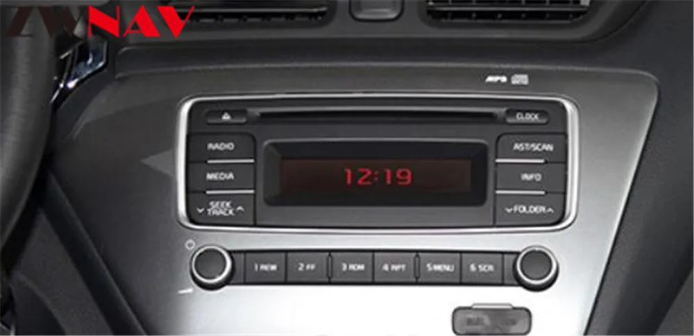 Top Android 9 4+64G DSP Car No 2 din Player GPS Navigation For Kia k2 RIO 2010 - 2015 Head Unit Multimedia Player Tape Recorder 0