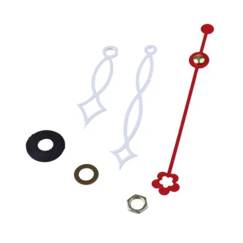 Практичные часы механизм движения с белым часовой минутной красный второй ручные "сделай сам" Инструменты Набор
